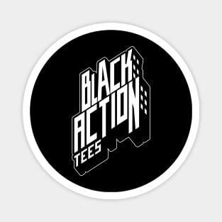 Black Action Tees-Beat Street Logo Magnet